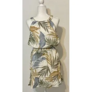 NWT-Tahari Woman Size S 100% Linen 2-Piece Skirt/Halter Top Closet Staple Boho