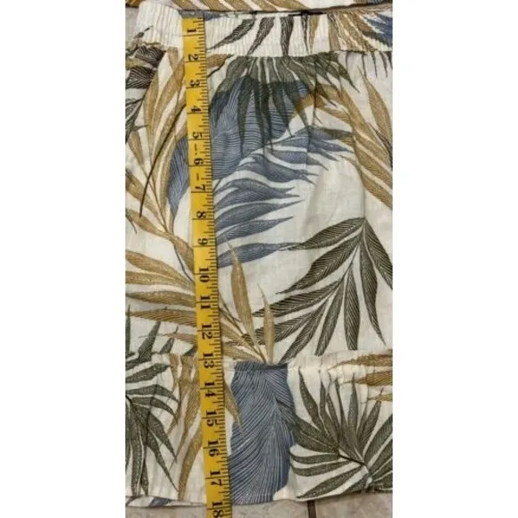 NWT-Tahari Woman Size S 100% Linen 2-Piece Skirt/Halter Top Closet Staple Boho