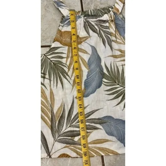 NWT-Tahari Woman Size S 100% Linen 2-Piece Skirt/Halter Top Closet Staple Boho