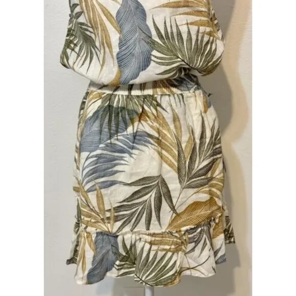 NWT-Tahari Woman Size S 100% Linen 2-Piece Skirt/Halter Top Closet Staple Boho