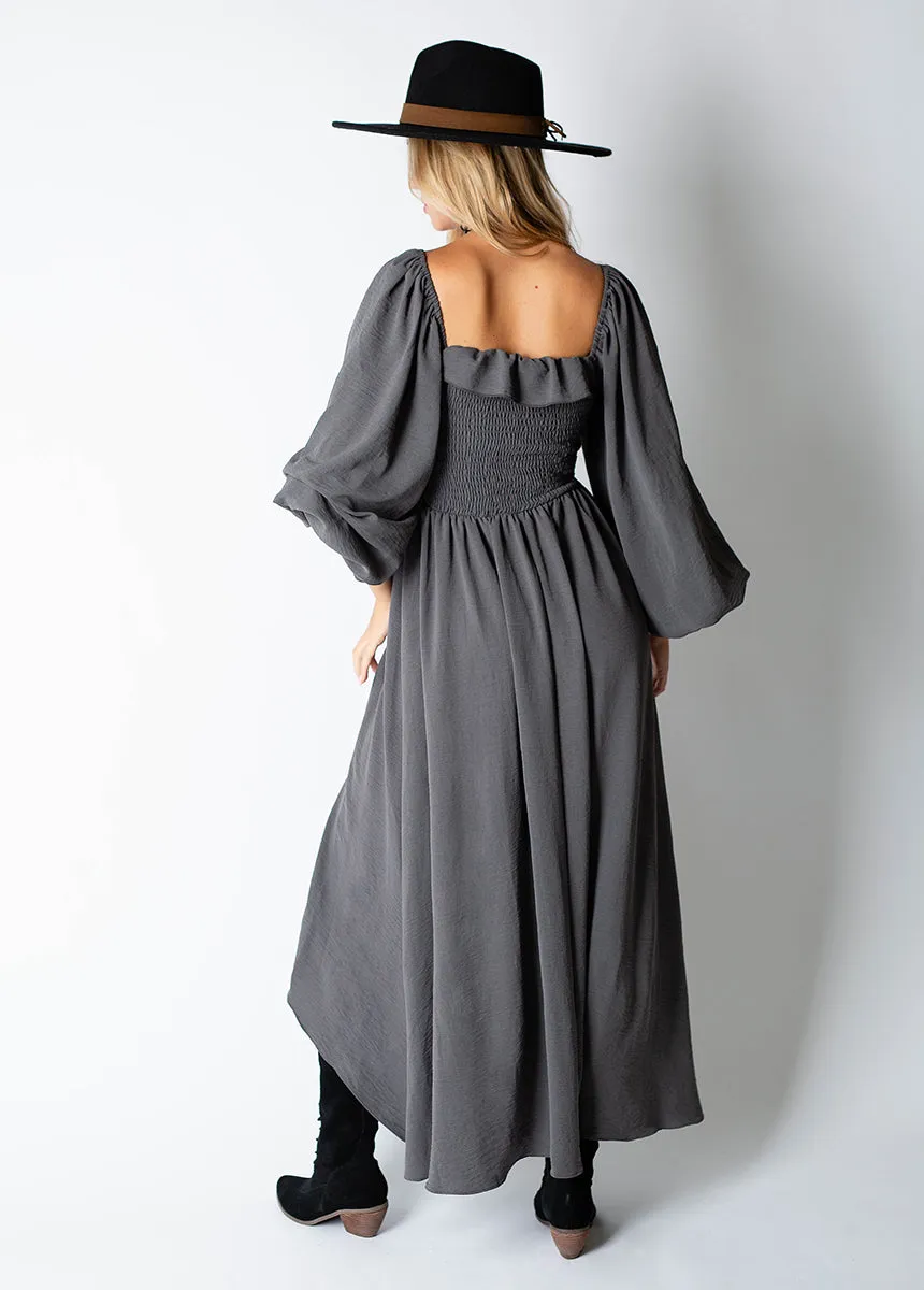 Odette Dress in Gray