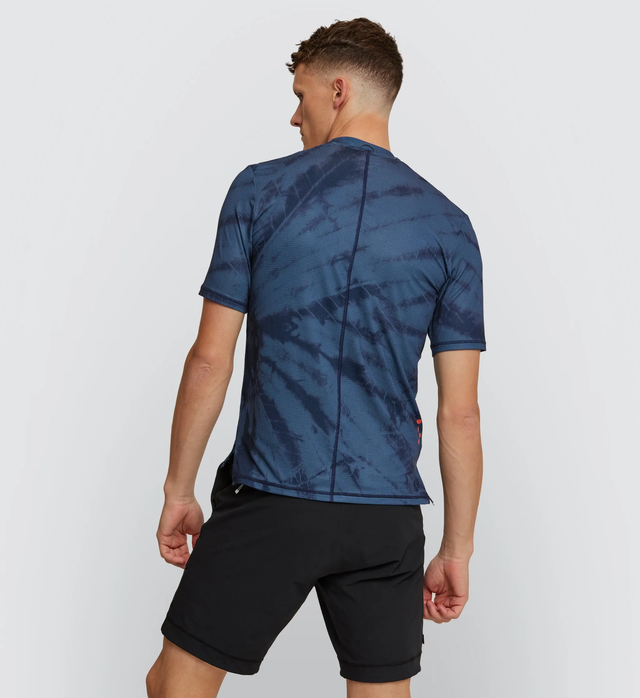 Off Grid / Gravel Tech Tee - Indigo Dye