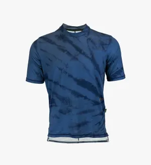Off Grid / Gravel Tech Tee - Indigo Dye