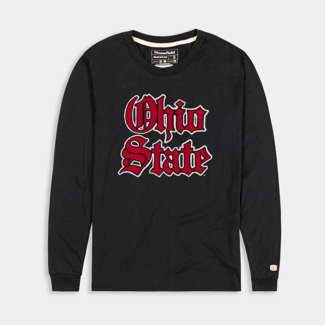 Ohio State Vintage Gothic Long Sleeve