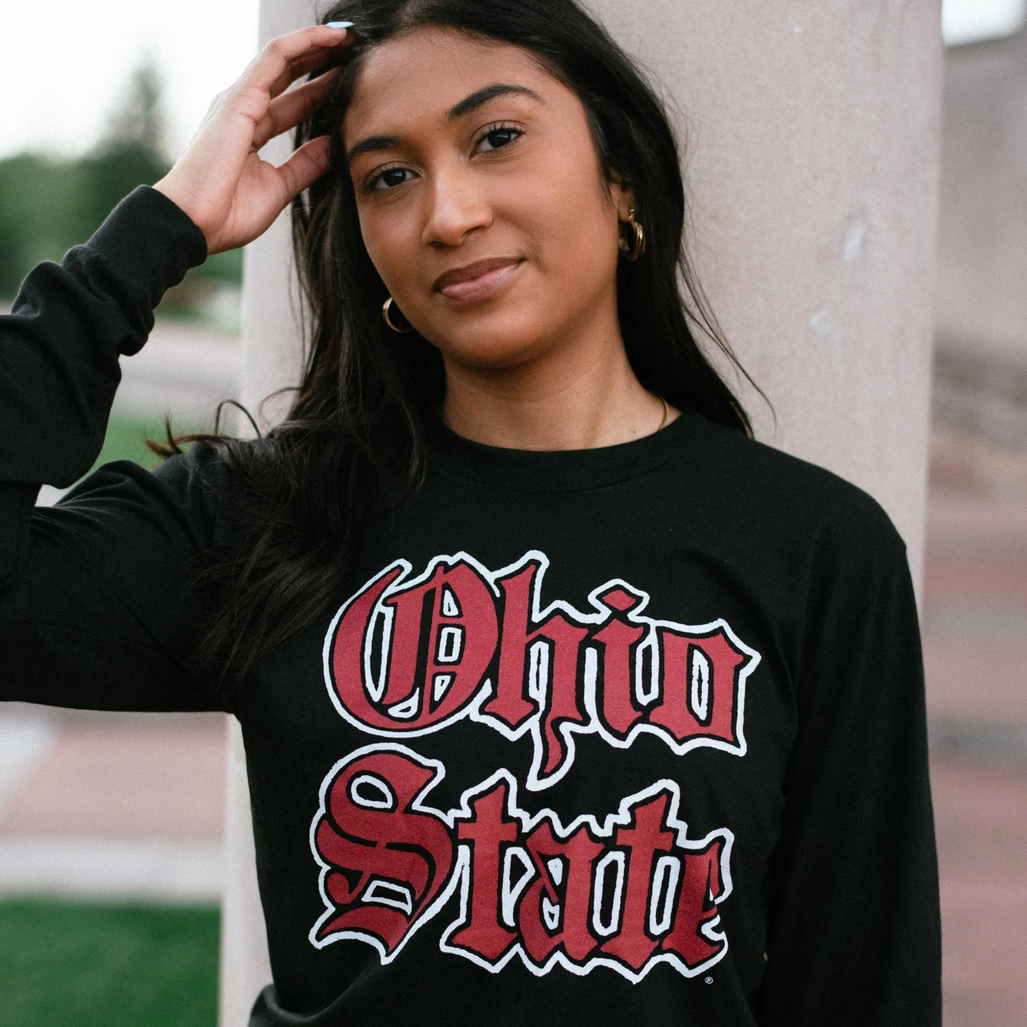 Ohio State Vintage Gothic Long Sleeve