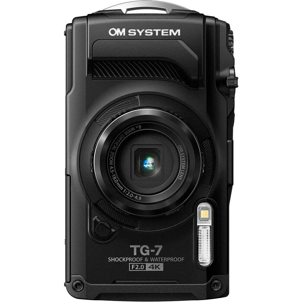 OM System Tough TG-7 Waterproof Camera | Black