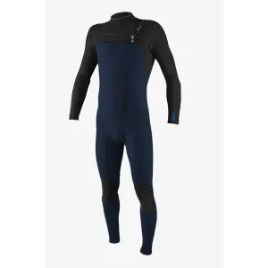 O'NEILL HYPERFREAK 4/3  CHEST ZIP NAVY/BLACK