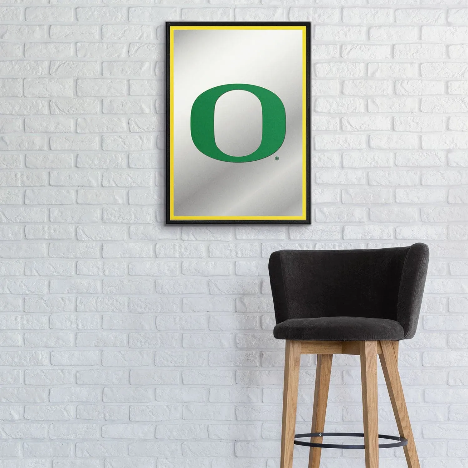 Oregon Ducks: Framed Mirrored Wall Sign