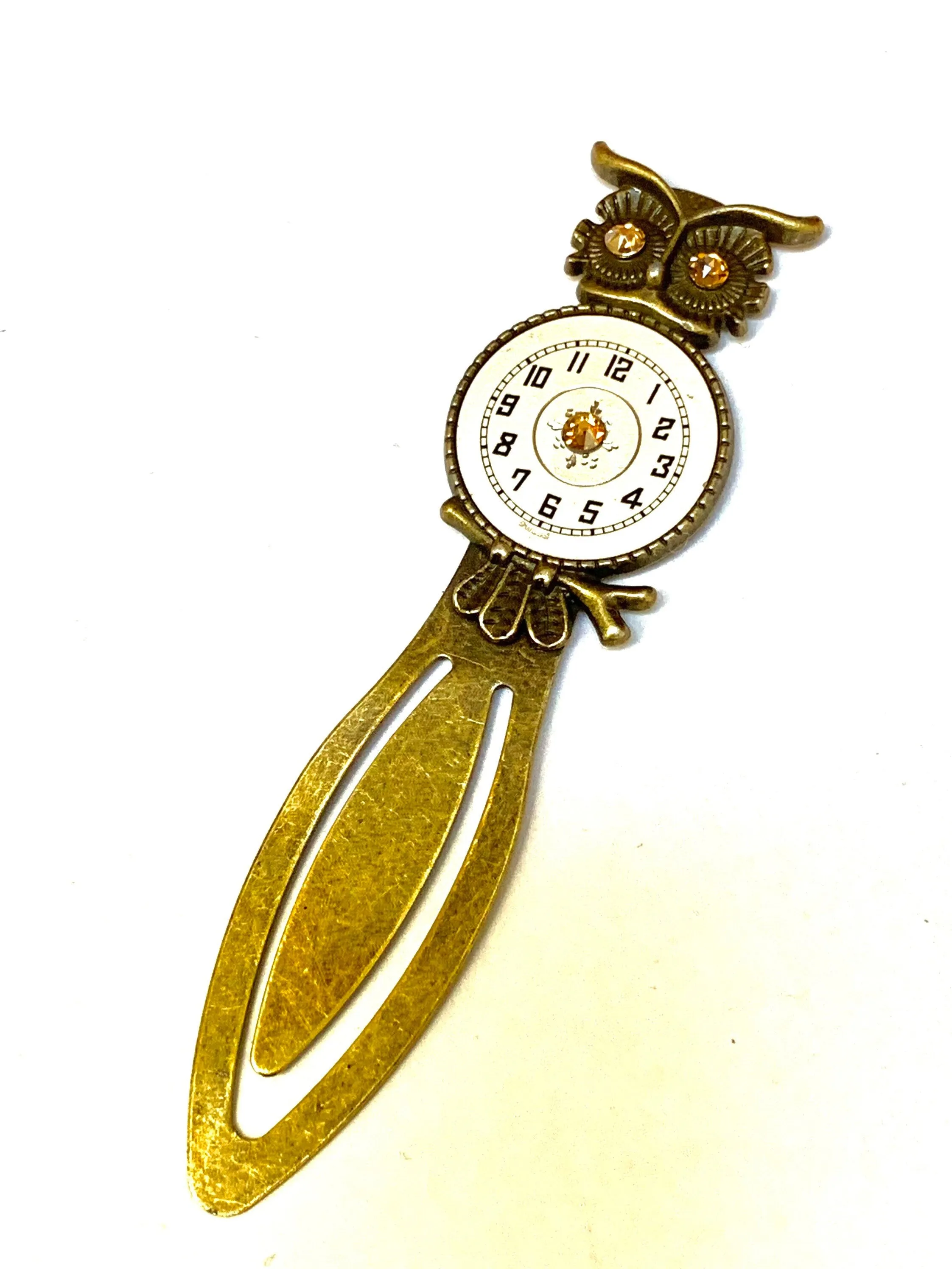 Owl Bookmark Steampunk Gifts for Reader Teacher Gifts Metal Bookmark Gift for women Gift for men Book Accessories