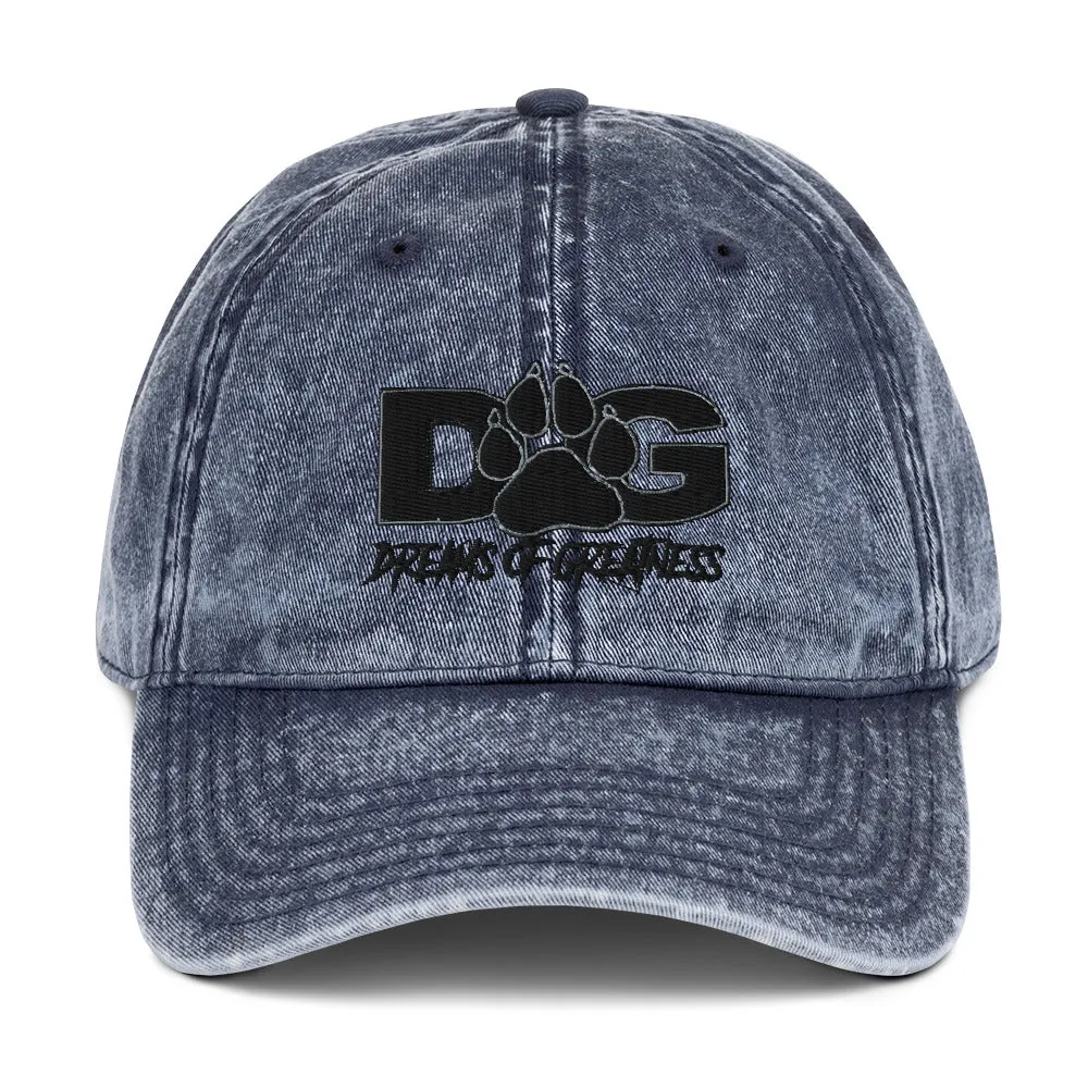 Paw Print New School Vintage Cap
