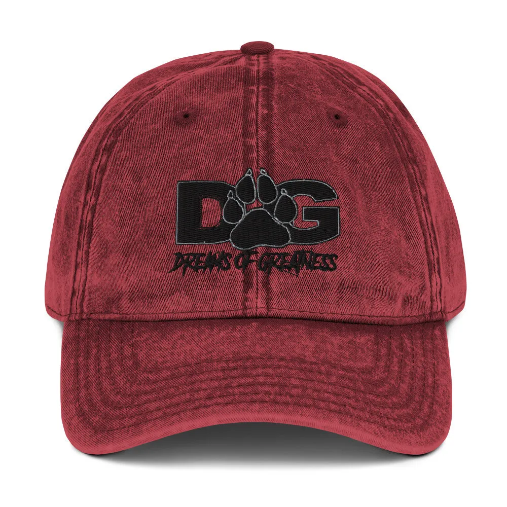 Paw Print New School Vintage Cap