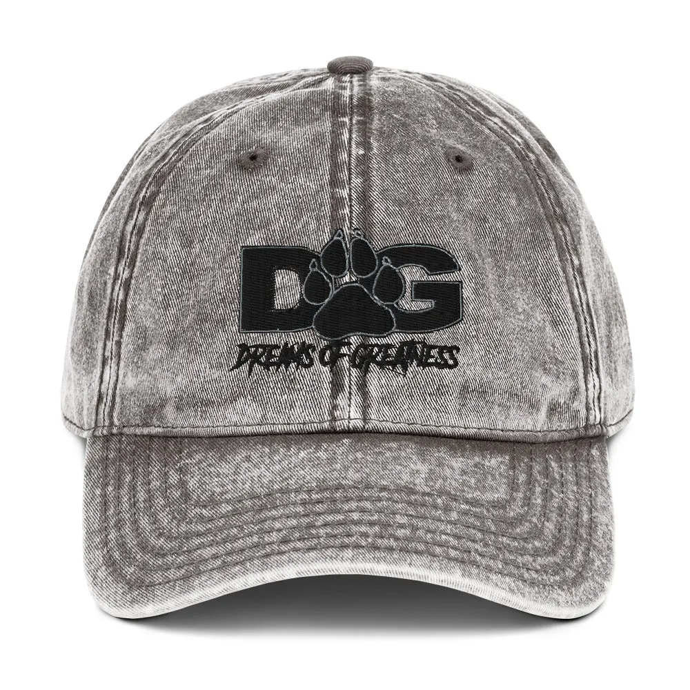 Paw Print New School Vintage Cap