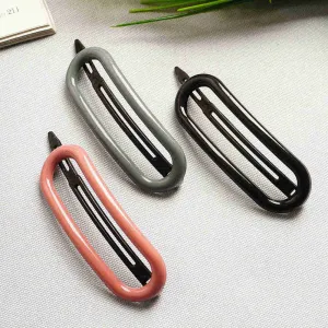 Peach Grey Black Hairpin Set of 3
