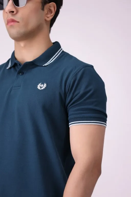Peacok Green Polo Shirt