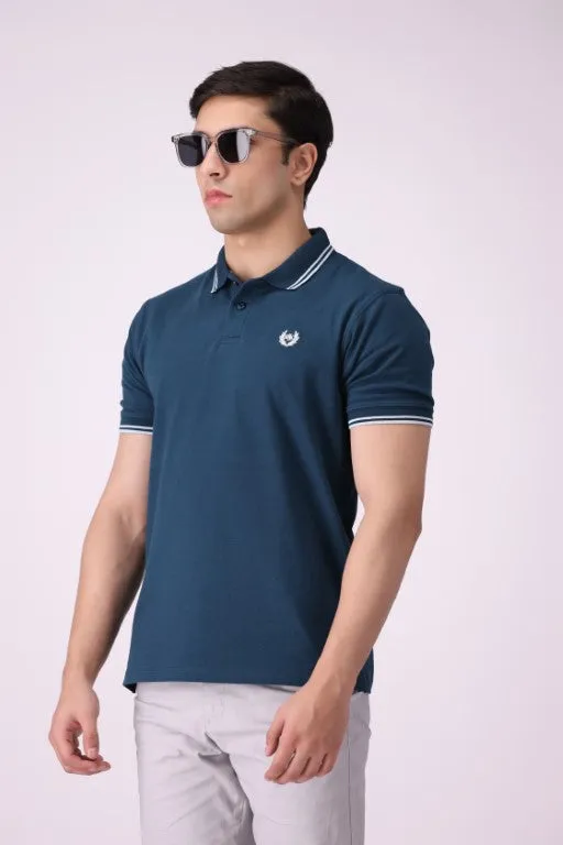 Peacok Green Polo Shirt