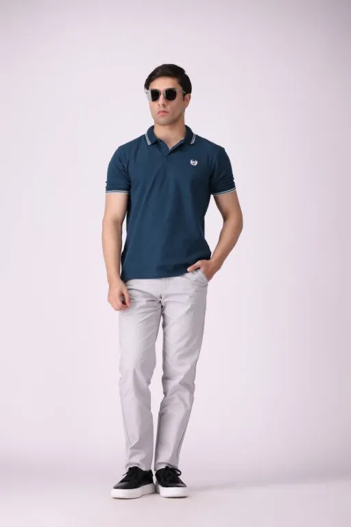 Peacok Green Polo Shirt