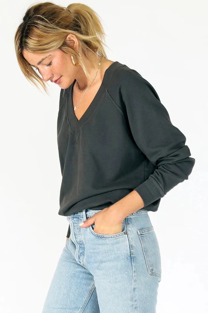 Perfect White Tee Sinead V-Neck Sweatshirt