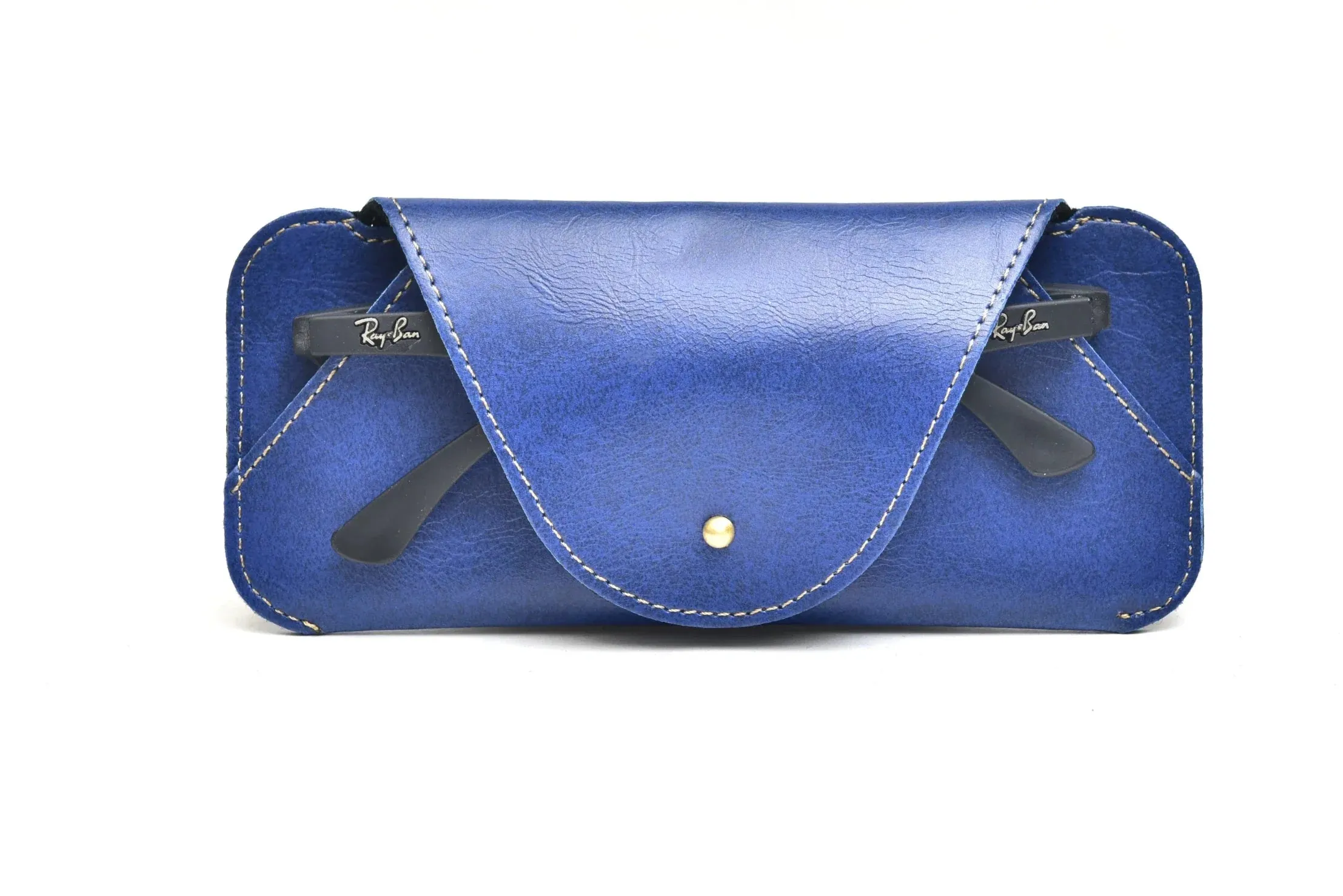 Personalized Stylish Eyewear Case - Blue