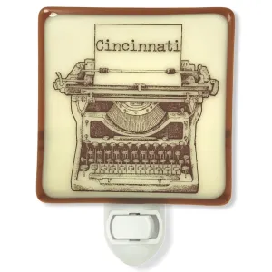 PERSONALIZED Vintage Typewriter Night Light with Name or City