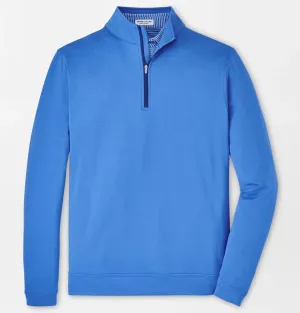 Peter Millar Perth Performance Quarter-Zip - Mako Blue