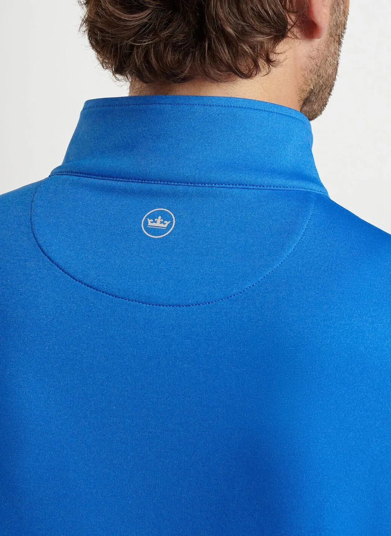 Peter Millar Perth Performance Quarter-Zip - Mako Blue
