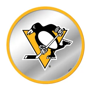 Pittsburgh Penguins: Modern Disc Mirrored Wall Sign