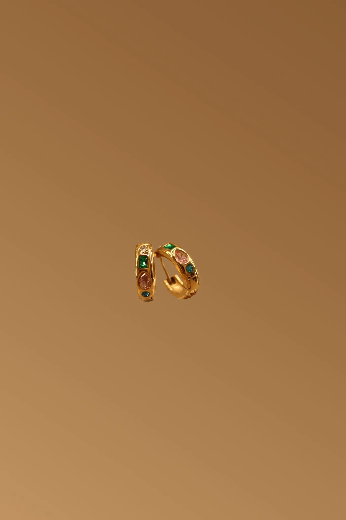 Pixie Gem Hoop Earrings