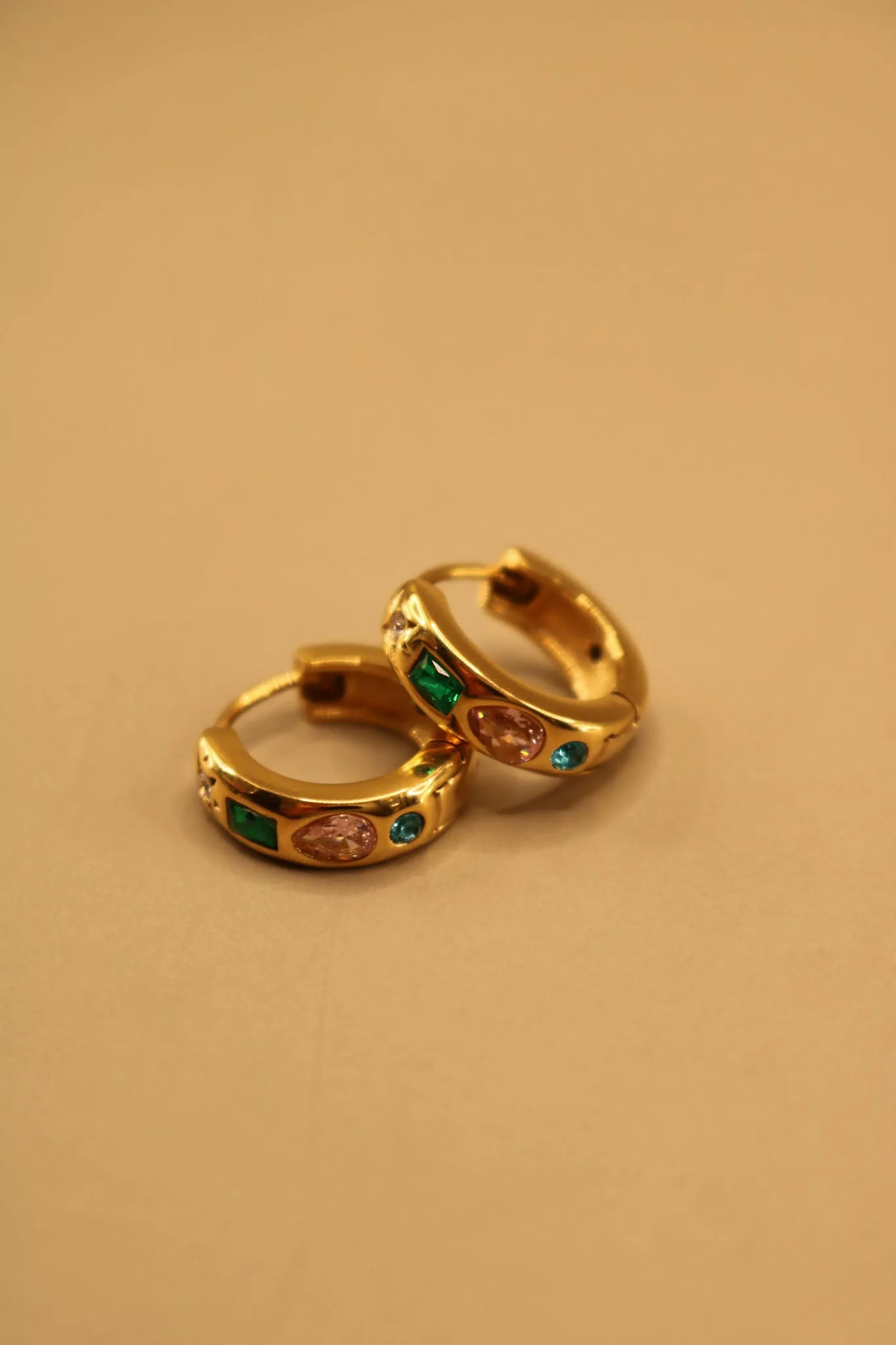 Pixie Gem Hoop Earrings