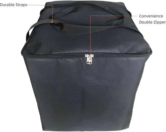 Portable Toilet Storage Bag, Heavy Duty Double-Layer Nylon Thickening Toilet Bag, 5.3 Gallon Porta Potty Carrying Bag, Camping Toilet Protector Cover, Easy Transport and Protect Your Toilet