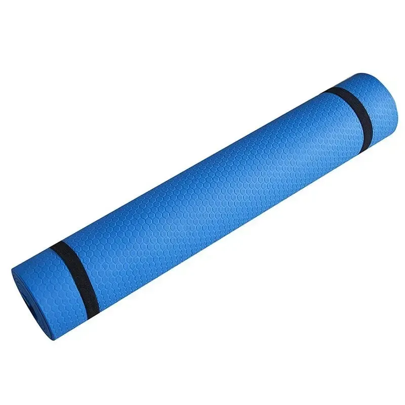 Premium 6MM Thick Yoga Mat – Anti-Skid EVA Foam Exercise & Pilates Mat – Comfortable, Durable Sports Fitness Mat for Gym, Yoga, and Home Workouts