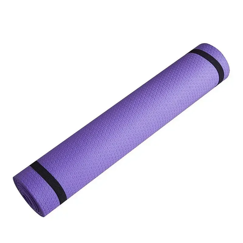 Premium 6MM Thick Yoga Mat – Anti-Skid EVA Foam Exercise & Pilates Mat – Comfortable, Durable Sports Fitness Mat for Gym, Yoga, and Home Workouts