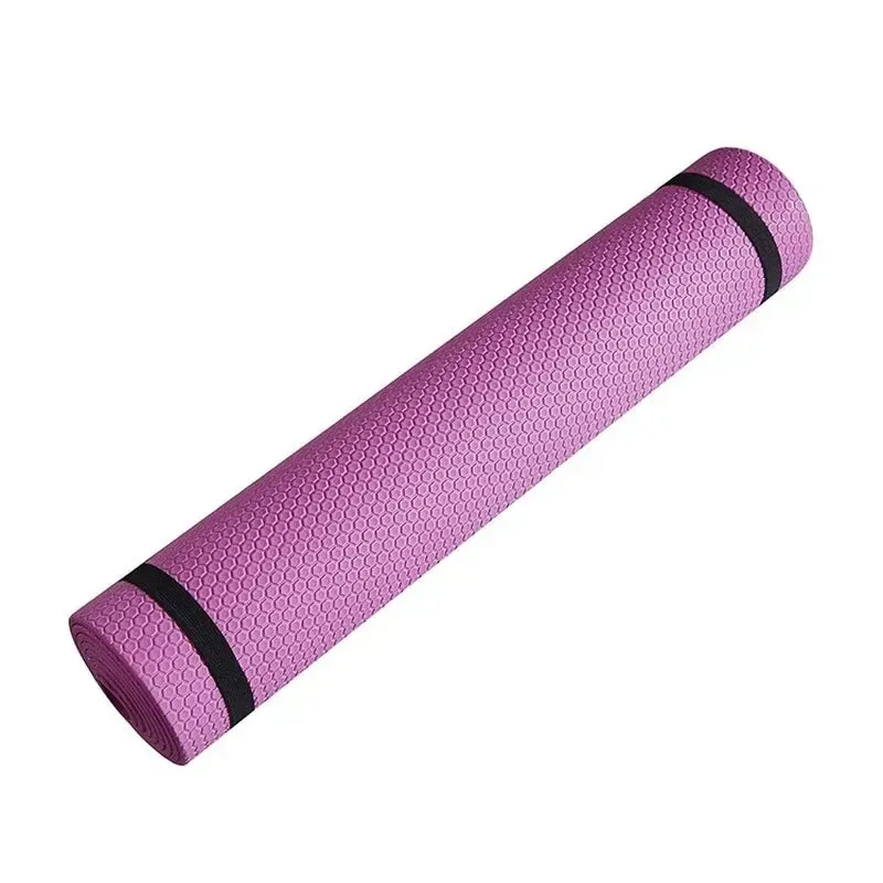 Premium 6MM Thick Yoga Mat – Anti-Skid EVA Foam Exercise & Pilates Mat – Comfortable, Durable Sports Fitness Mat for Gym, Yoga, and Home Workouts