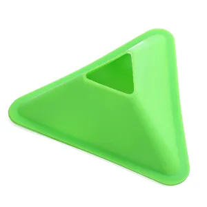 Premium Football Training Discs – 5PCS Triangular Markers for Soccer & Sports Agility Training – Durable PE Material, Lightweight, Portable for Kids & Adults