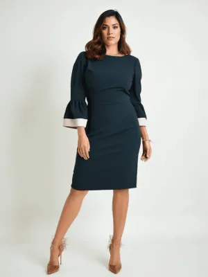 Ralph Lauren Black Solid Dress Size 8