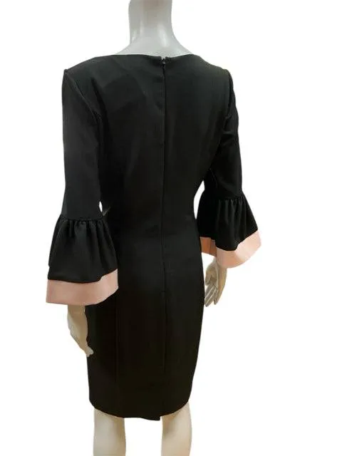Ralph Lauren Black Solid Dress Size 8