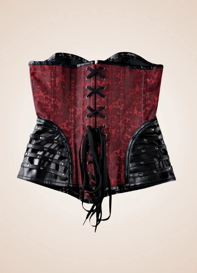 Red Steampunk Corset