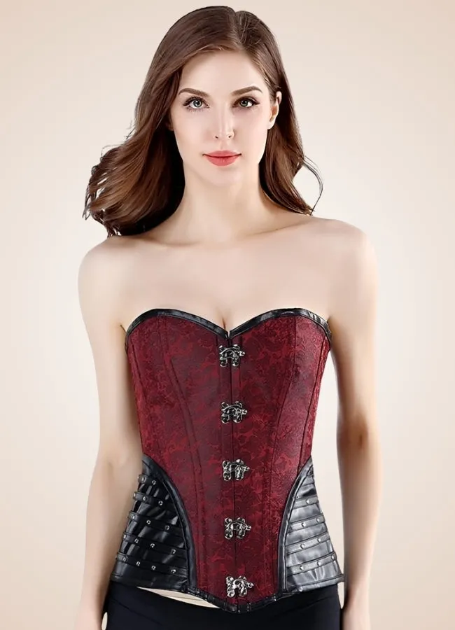 Red Steampunk Corset