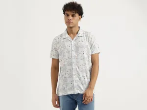 Regular Resort Collar Floral Print Shirt