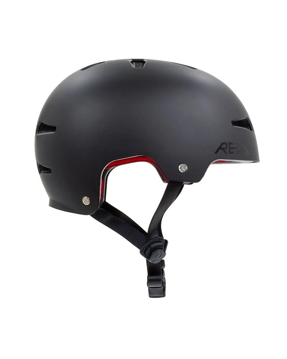 REKD Elite 2.0 Skateboard Skate Scooter BMX Helmet - Black