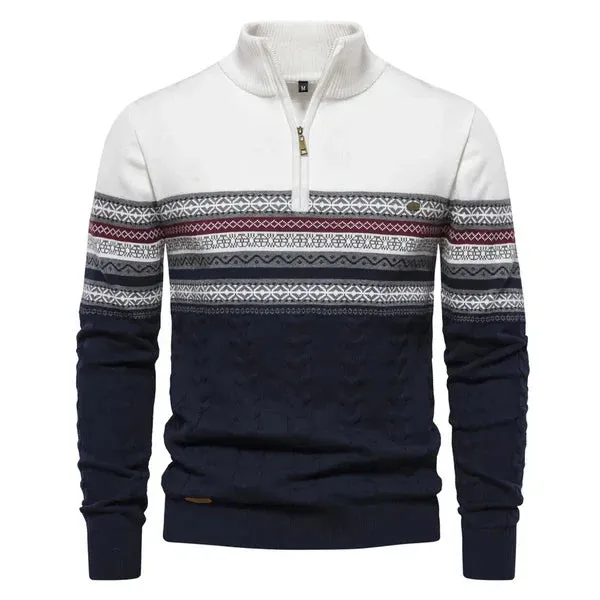 Retro Casual Faas Sweater