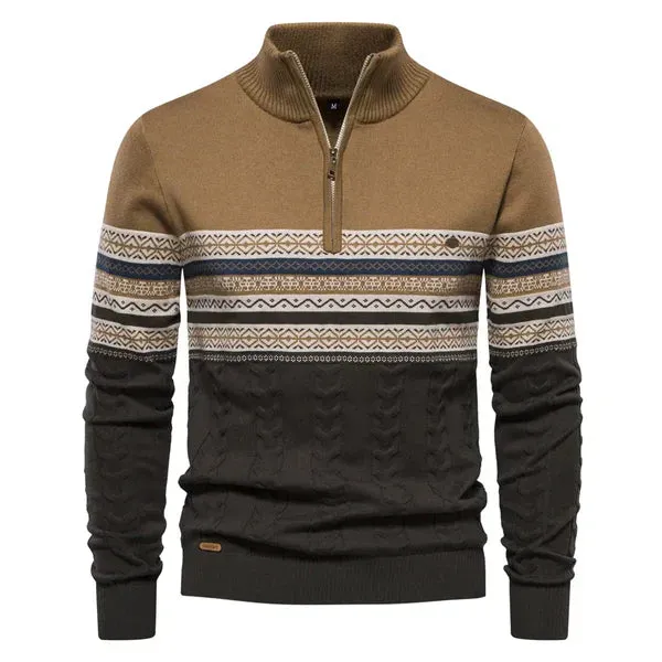 Retro Casual Faas Sweater