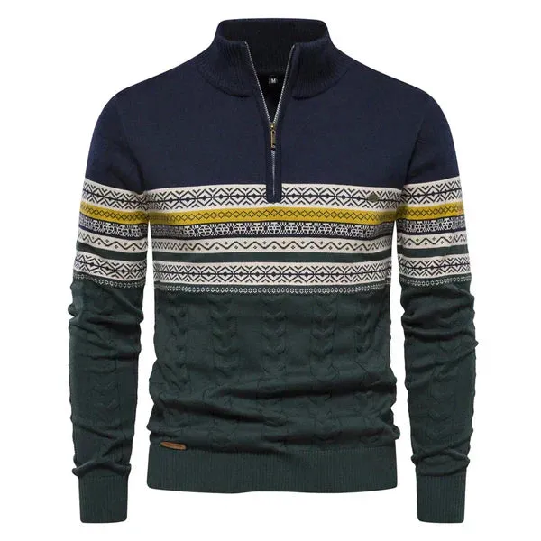 Retro Casual Faas Sweater