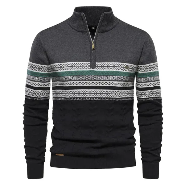 Retro Casual Faas Sweater