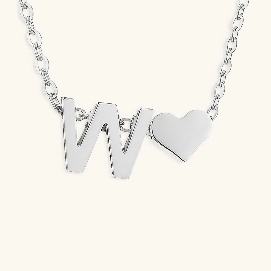 Ria™ | Heart and Initial Necklace