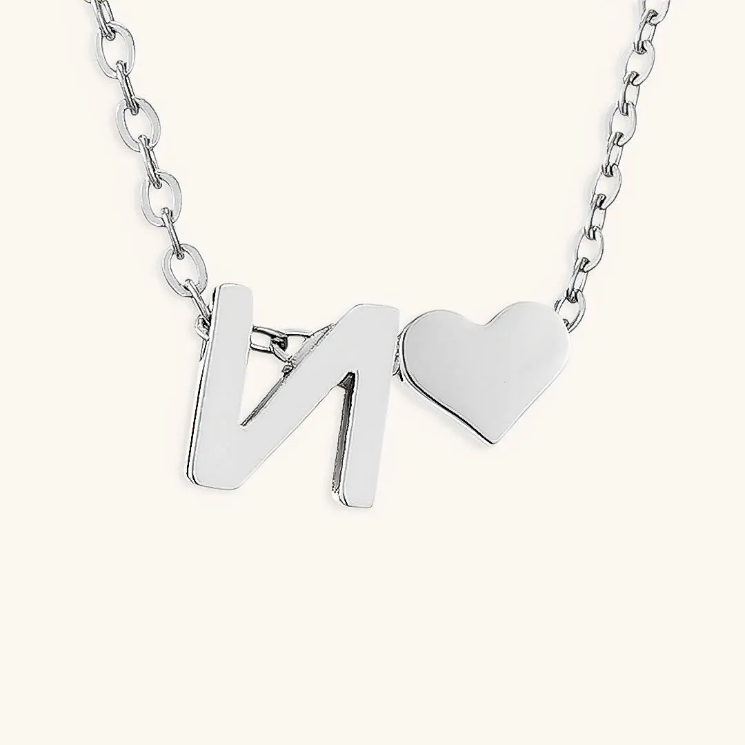 Ria™ | Heart and Initial Necklace