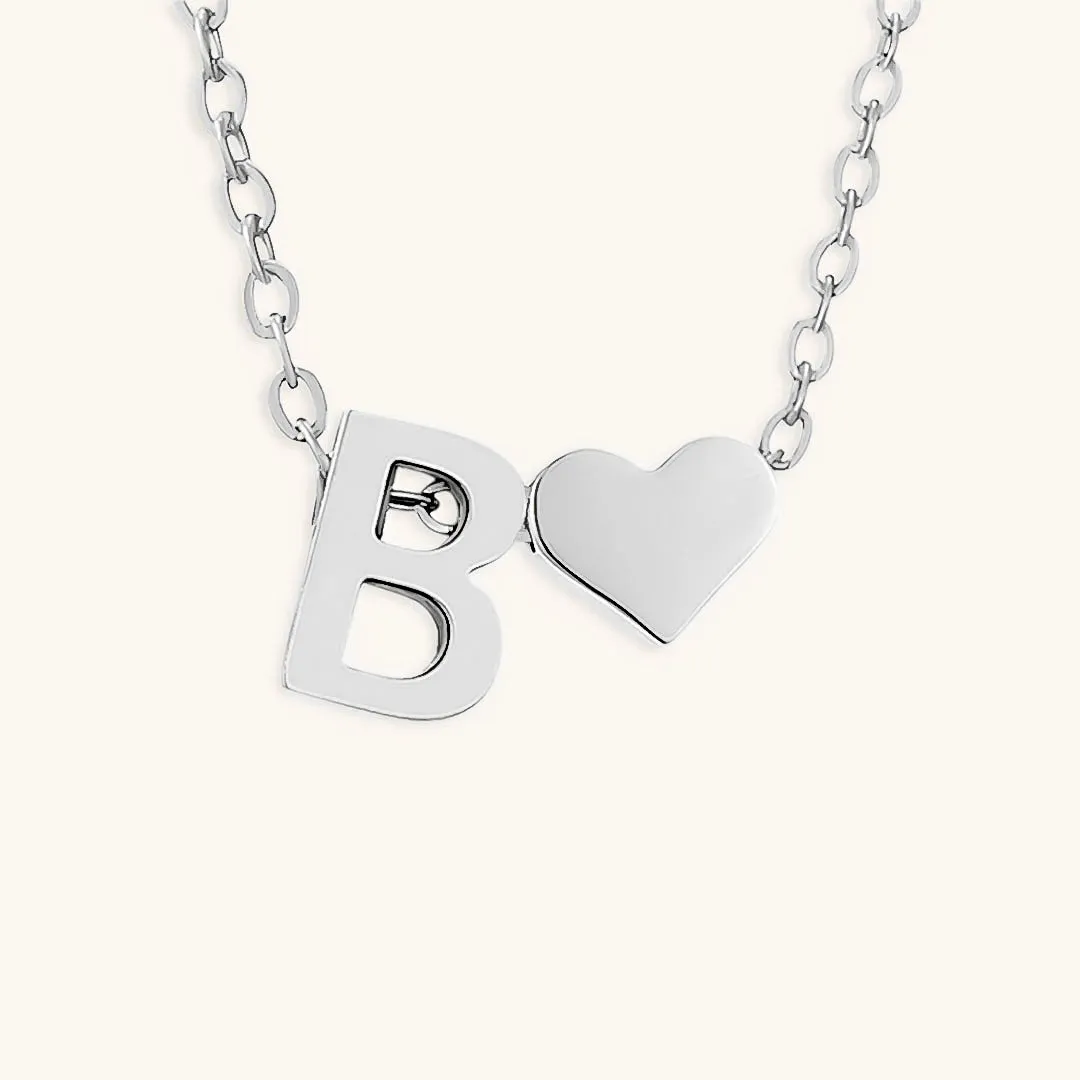 Ria™ | Heart and Initial Necklace