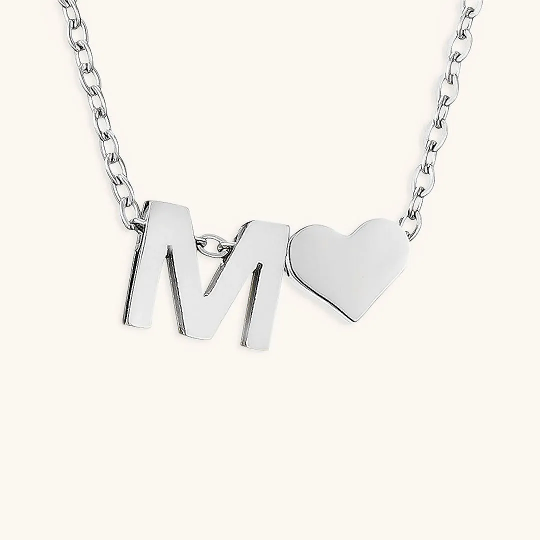 Ria™ | Heart and Initial Necklace