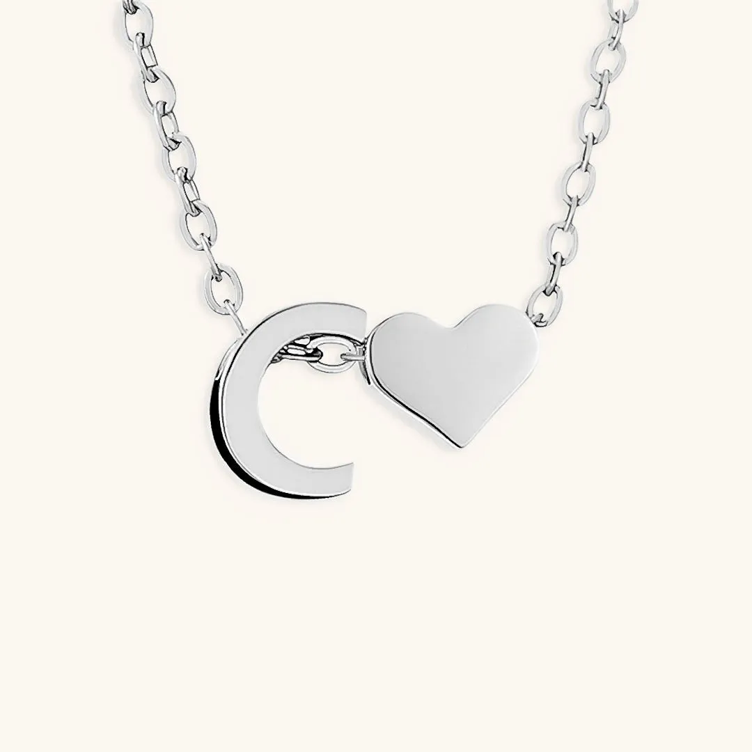 Ria™ | Heart and Initial Necklace