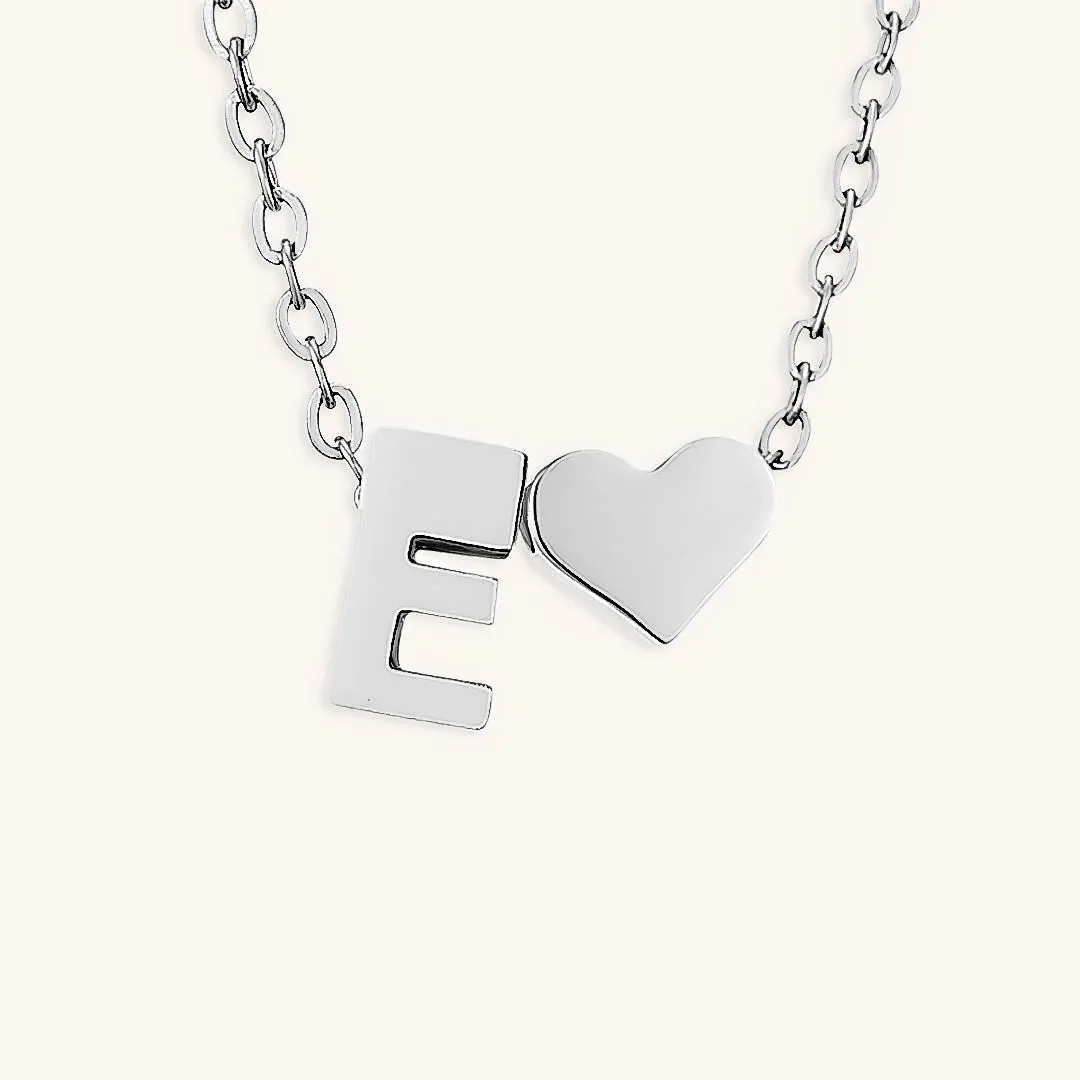 Ria™ | Heart and Initial Necklace
