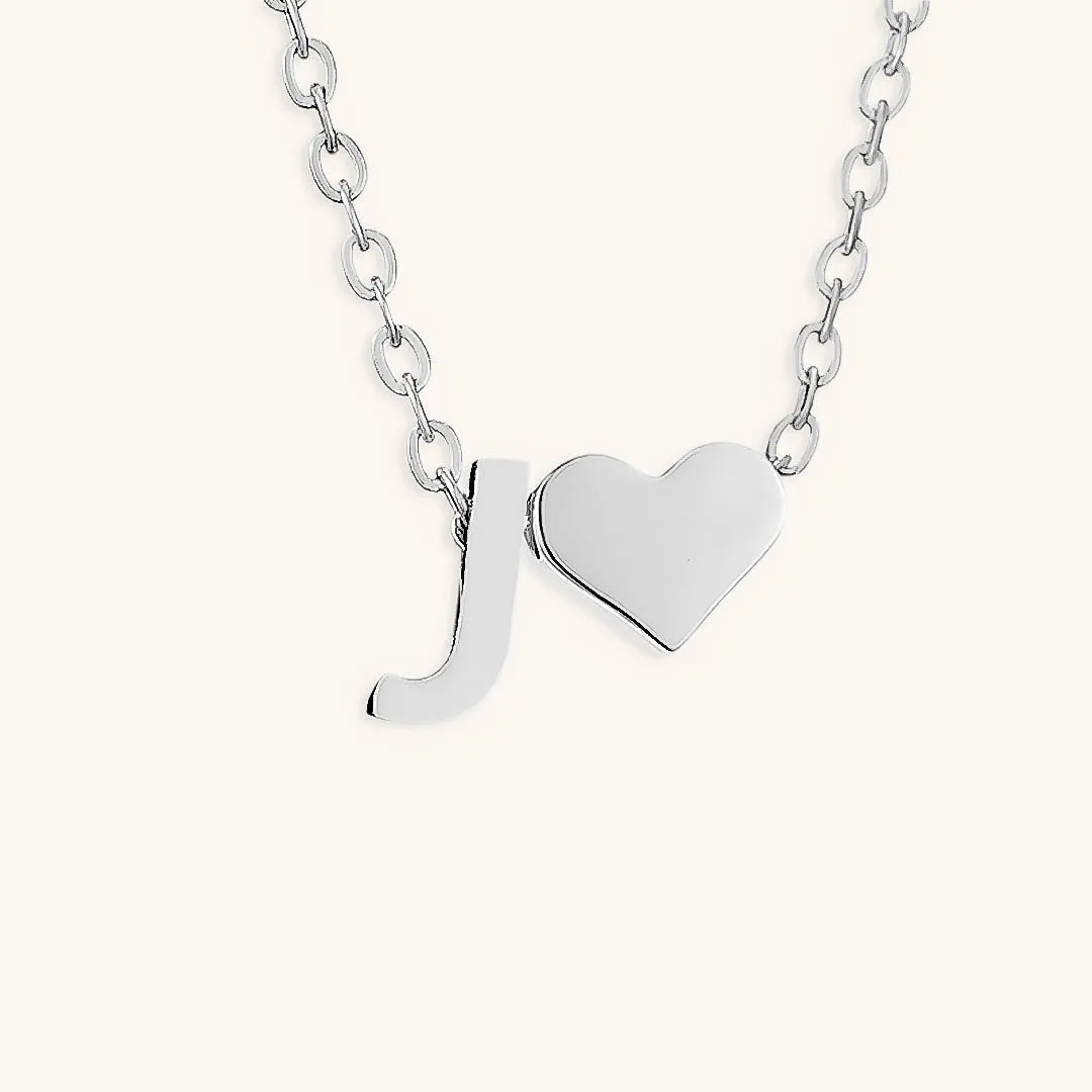 Ria™ | Heart and Initial Necklace